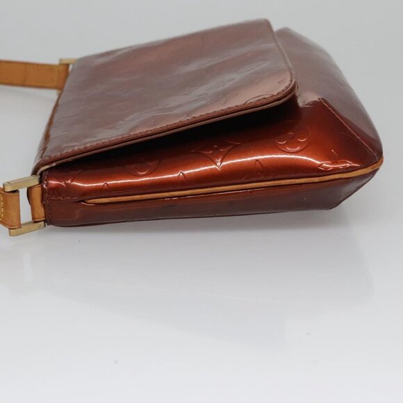 LOUIS VUITTON Monogram Vernis Thompson Street Bag Bronze M91124 LV Auth 115834 - Picture 4 of 16